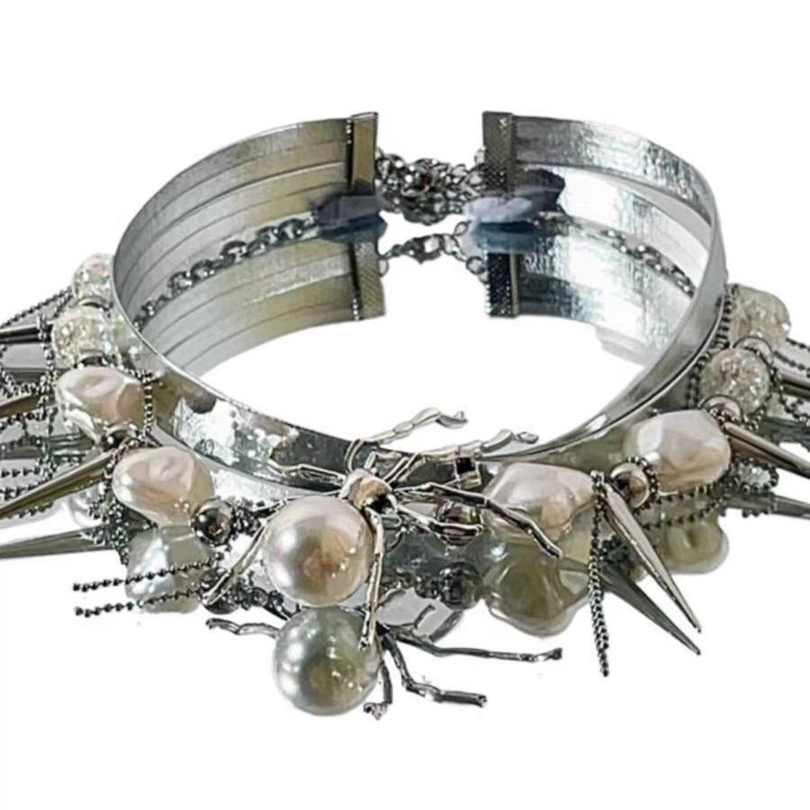 Spider Layers Choker | Gothic-Nocturne Doctrine Style