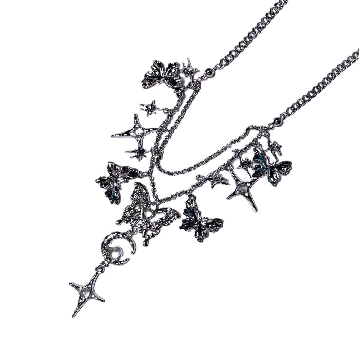 Mystic Shine Choker | Gothic-Nocturne Doctrine, Butterfly-Delicate Wings Style