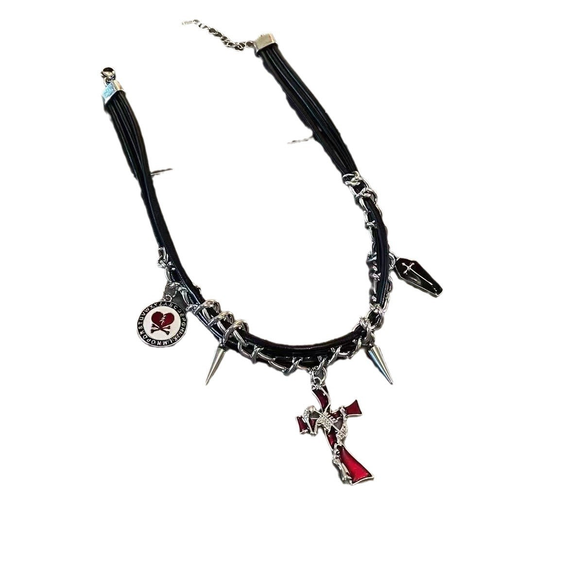 Wrap Cross Choker | Gothic-Nocturne Doctrine Style