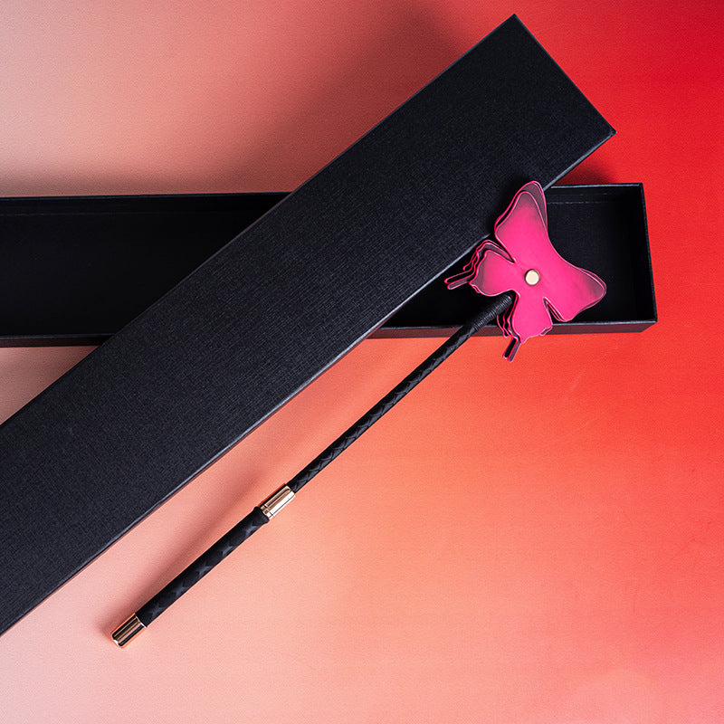 Thermo-Color Changing Butterfly Leather Paddle · SM Spanking Toy for Couples, Sensual Roleplay Gift