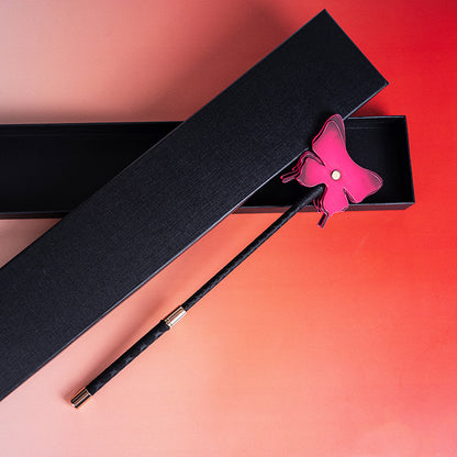 Thermo-Color Changing Butterfly Leather Paddle · SM Spanking Toy for Couples, Sensual Roleplay Gift