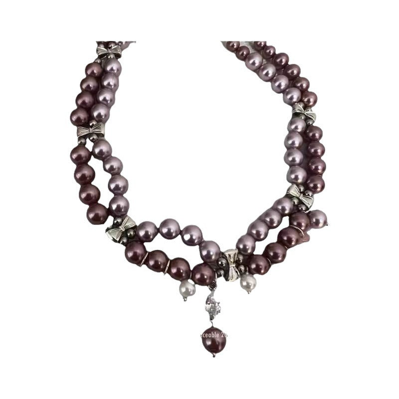 Pearl Wrap Choker | Y2K-Cyber Cutie, Sparkle-Crystal Kiss, Cute